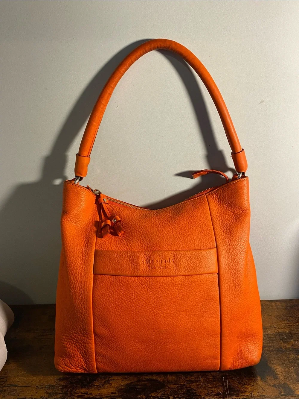 kate spade Orange Leather Shoulder Bag